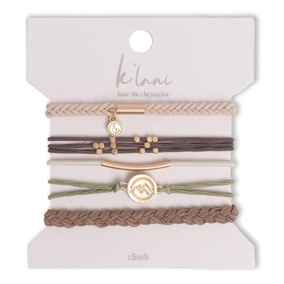 Hair Tie Bracelets for Women Elastic Jewelry-Style Beauty & Function Small main image 5